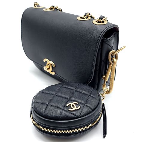 chanel flap bag with coin purse price